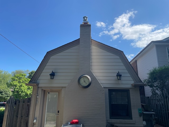 Rear of Toronto home after James Hardie siding installation